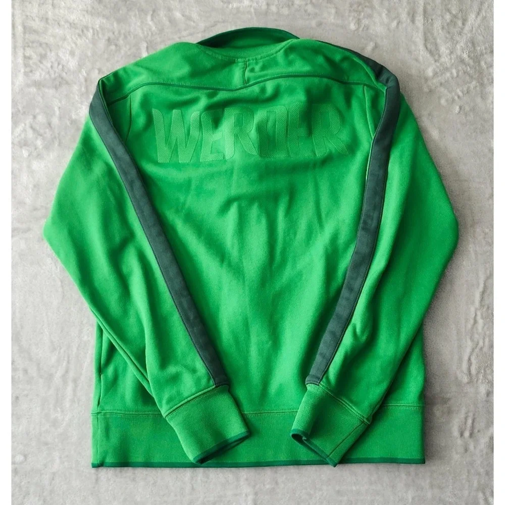 NIKE WERDER BREMEN FOOTBALL SOCCER JACKET GREEN‎ SIZE M BOYS BUNDESLIGA